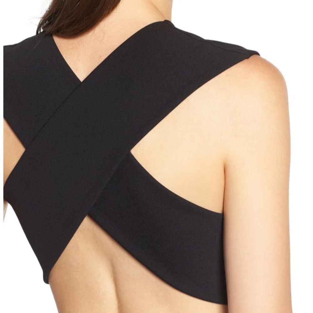Nordstrom Cross-back Black Jumpsuit - Picture 4 of 8